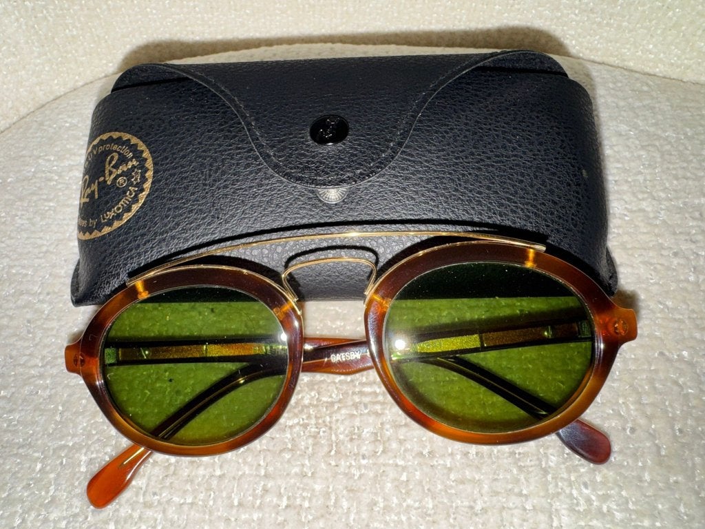 Vintage zonnebril B&L Ray-Ban Gatsby 6 W0941 bruin GAT02, Ray-Ban USA, Zonnebril, Bruin, Ophalen of Verzenden