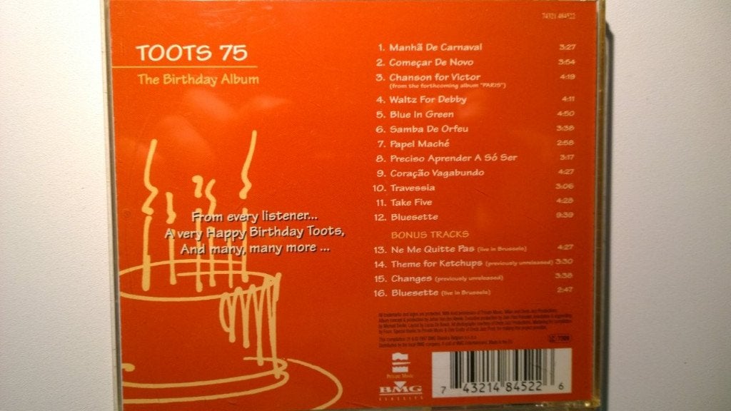 Toots Thielemans - Toots 75, Ophalen of Verzenden, Zo goed als nieuw, Jazz, Album