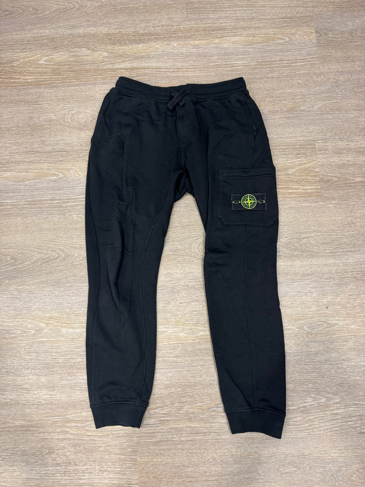 Stone Island Joggingbroek Zwart Maat M, Kleding | Heren, Ophalen of Verzenden, Gedragen, Maat 48/50 (M), Zwart