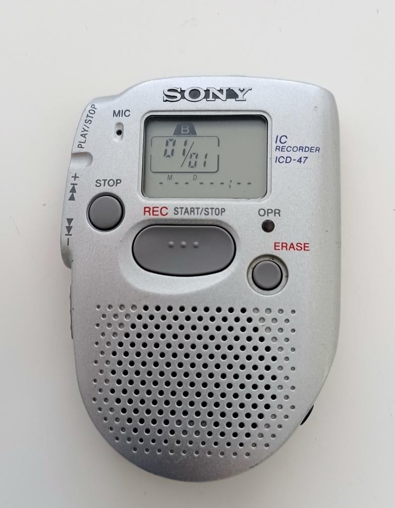 Sony dictafoon ICD recorder, Ophalen of Verzenden, Overige typen