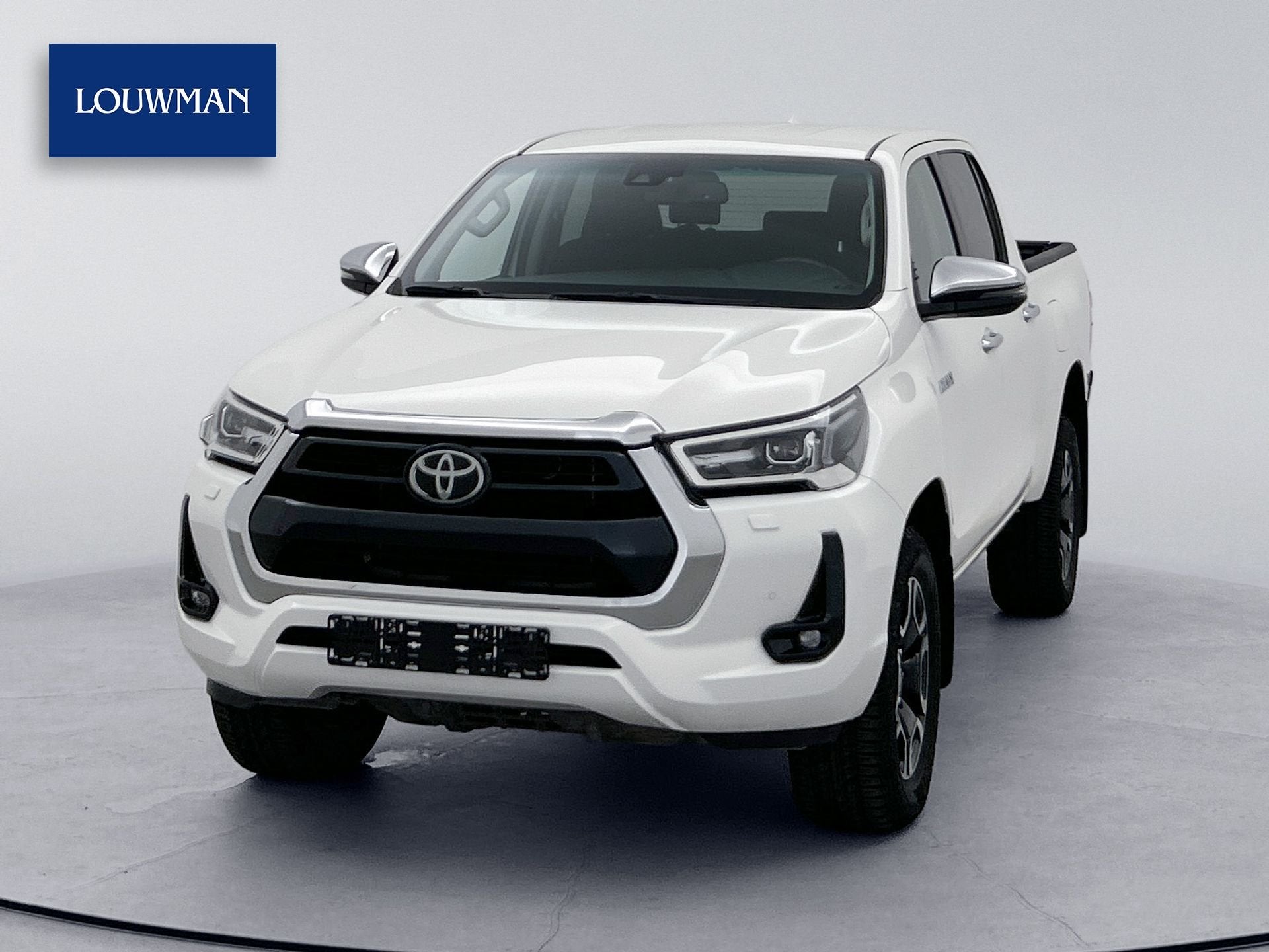 Toyota Hilux 2.8 D-4D Double Cab Professional 204pk Led Navi, Stof, Gebruikt, Zwart, 4 cilinders