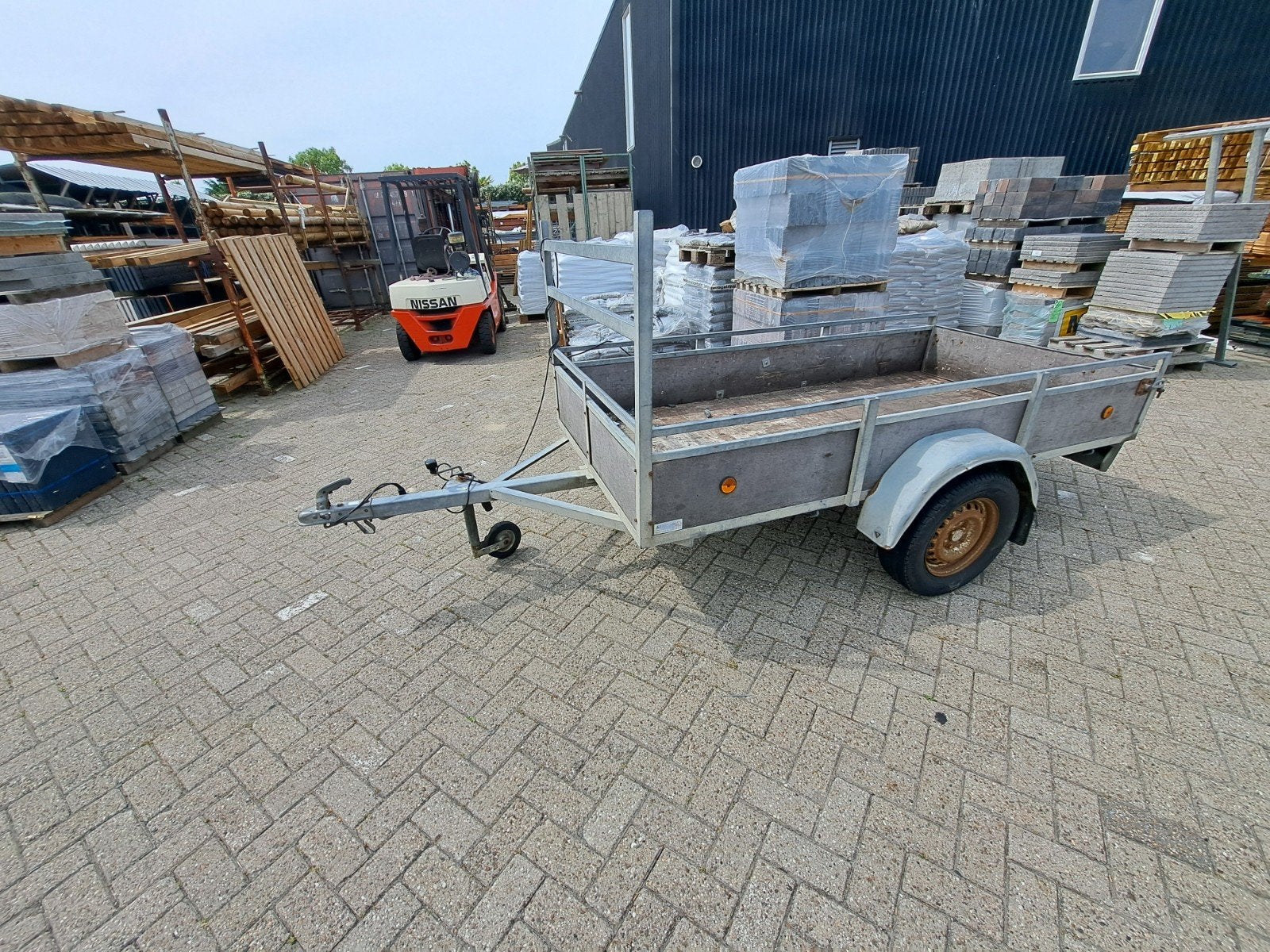 aanhanger opknapper 130x250, Ophalen, Gebruikt