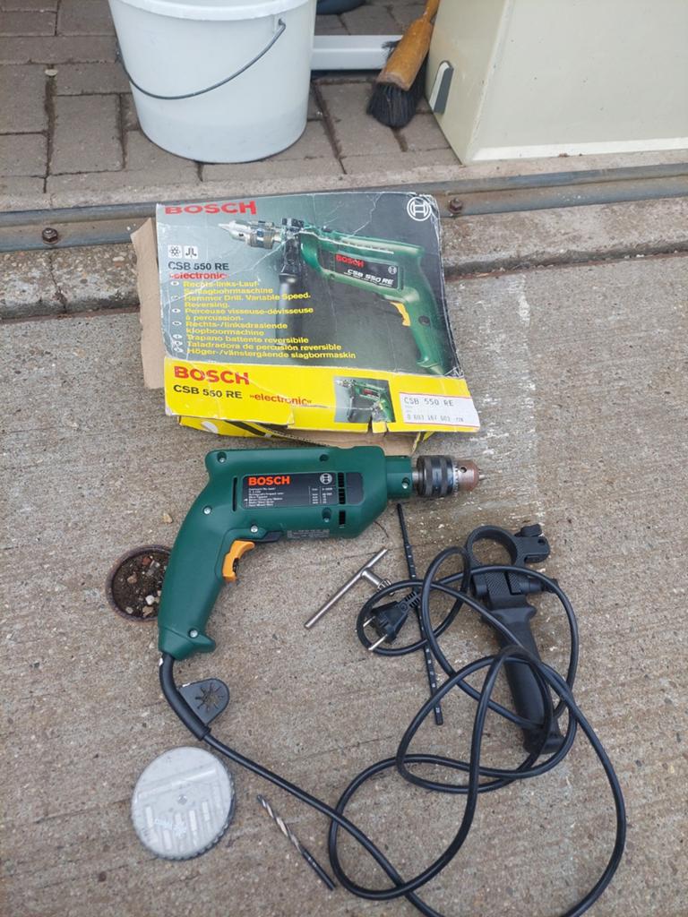 Bosch klopboormachine CSB 550 RE, Doe-het-zelf en Verbouw, Gereedschap | Boormachines, Gebruikt, Ophalen of Verzenden, 400 tot 600 watt