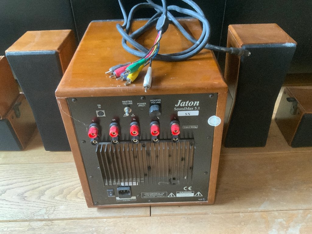 Jaton 5.1 surround set, Overige merken, Gebruikt, 70 watt of meer, Ophalen of Verzenden