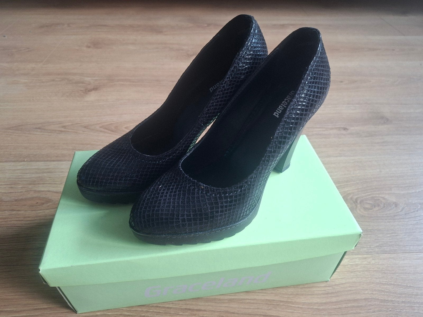 Dames Graceland pumps - maat 37, Pumps, Zwart, Ophalen of Verzenden, Zo goed als nieuw