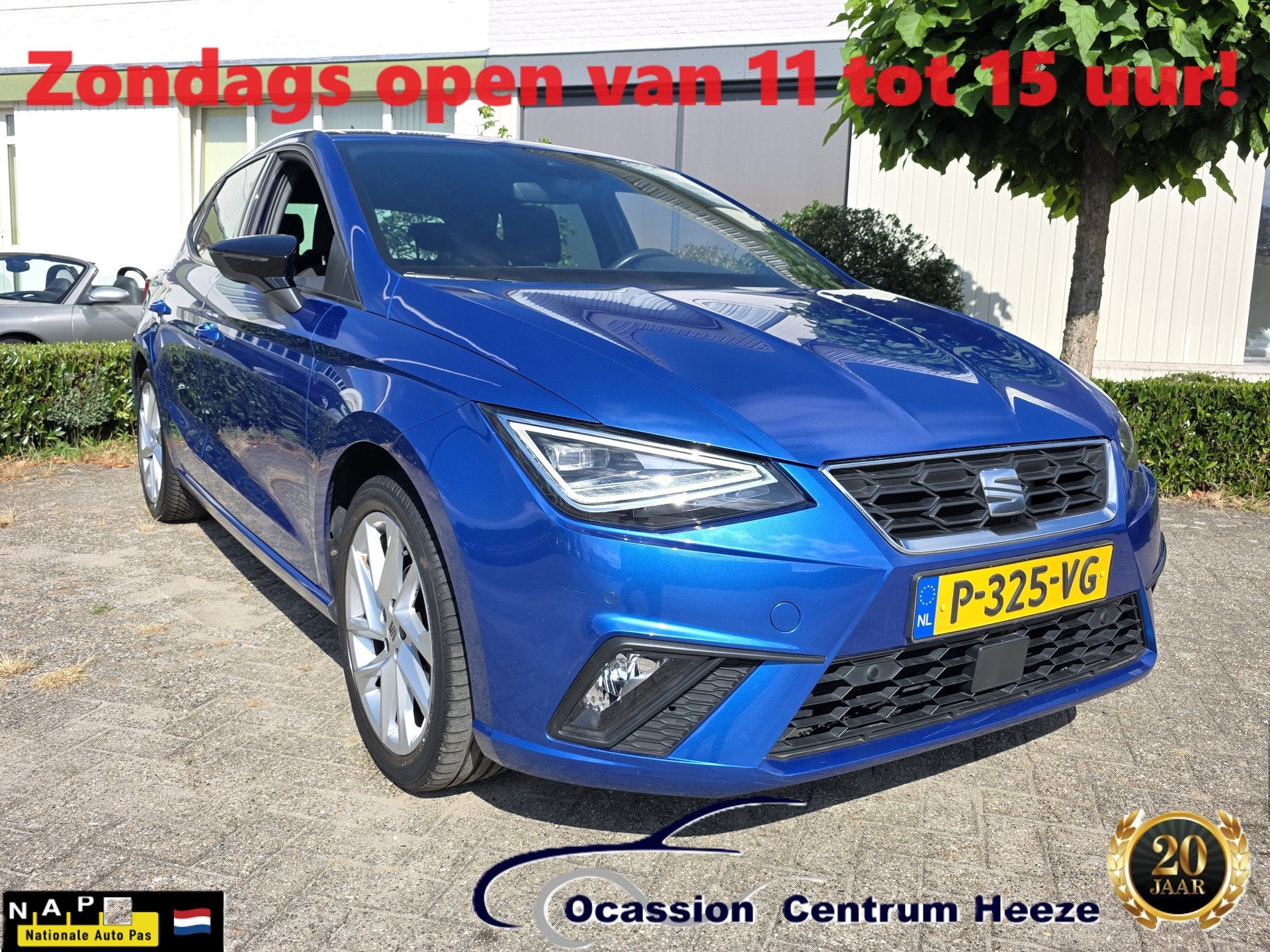 SEAT Ibiza 1.0 EcoTSI FR NL auto! Carplay! Lm Velgen! Apk 4-, Dealer onderhouden, Euro 6, 580 kg, Parkeersensor