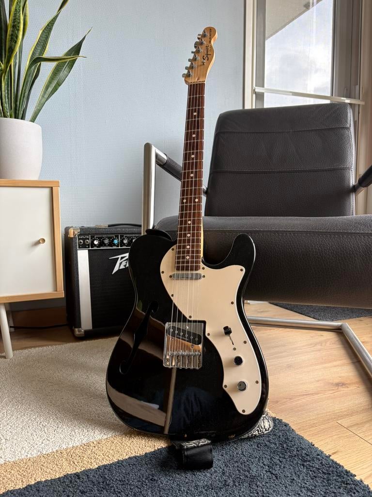 Squier Vintage Modified thinline telecaster, Muziek en Instrumenten, Ophalen, Gebruikt, Semi-solid body, Overige merken