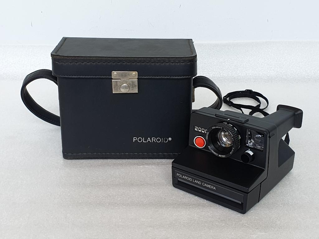 Polaroid Land Camera 2000 + opbergkoffer Polaroid, Audio, Tv en Foto, Fotocamera's Analoog, Ophalen of Verzenden, Gebruikt, Polaroid