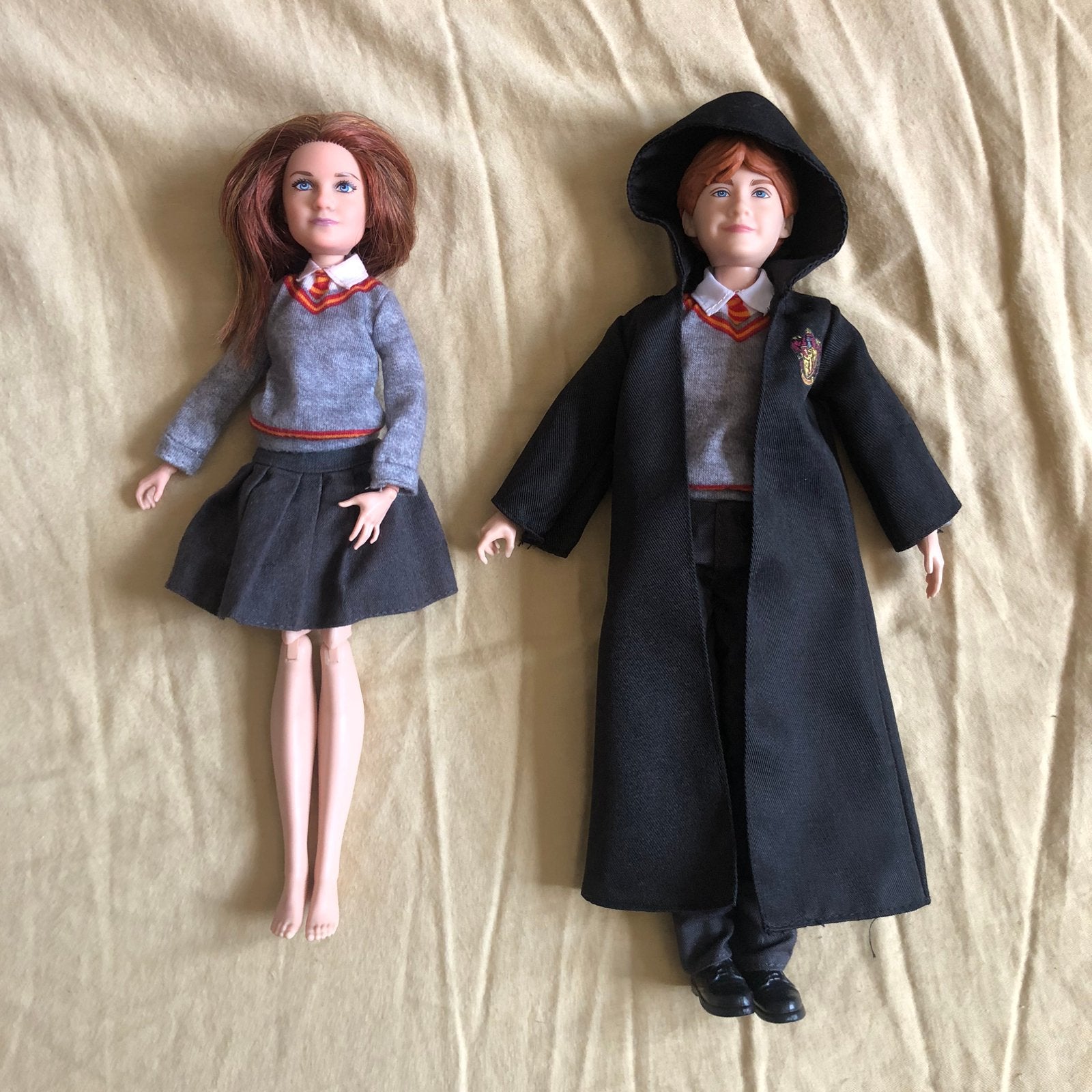 Ron en Ginny Wemel poppen Mattel, Ophalen of Verzenden, Zo goed als nieuw, Actiefiguurtje