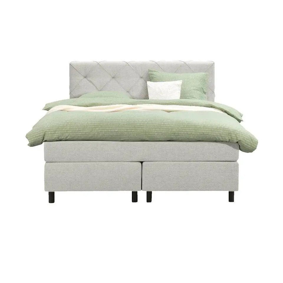 Splinternieuwe bed nooit open geweest, Ophalen, Beige, 140 cm, 220 cm