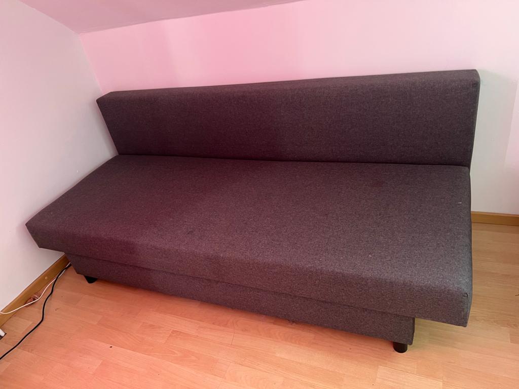 Sofabed, Huis en Inrichting, Ophalen of Verzenden, Gebruikt, Tweepersoons, Minder dan 150 cm