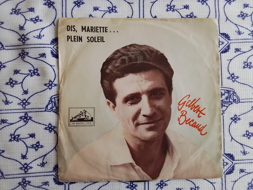 Gilbert becaud                Dis, Mariette GERESERVEERD, Cd's en Dvd's, Vinyl Singles, Ophalen of Verzenden, Zo goed als nieuw