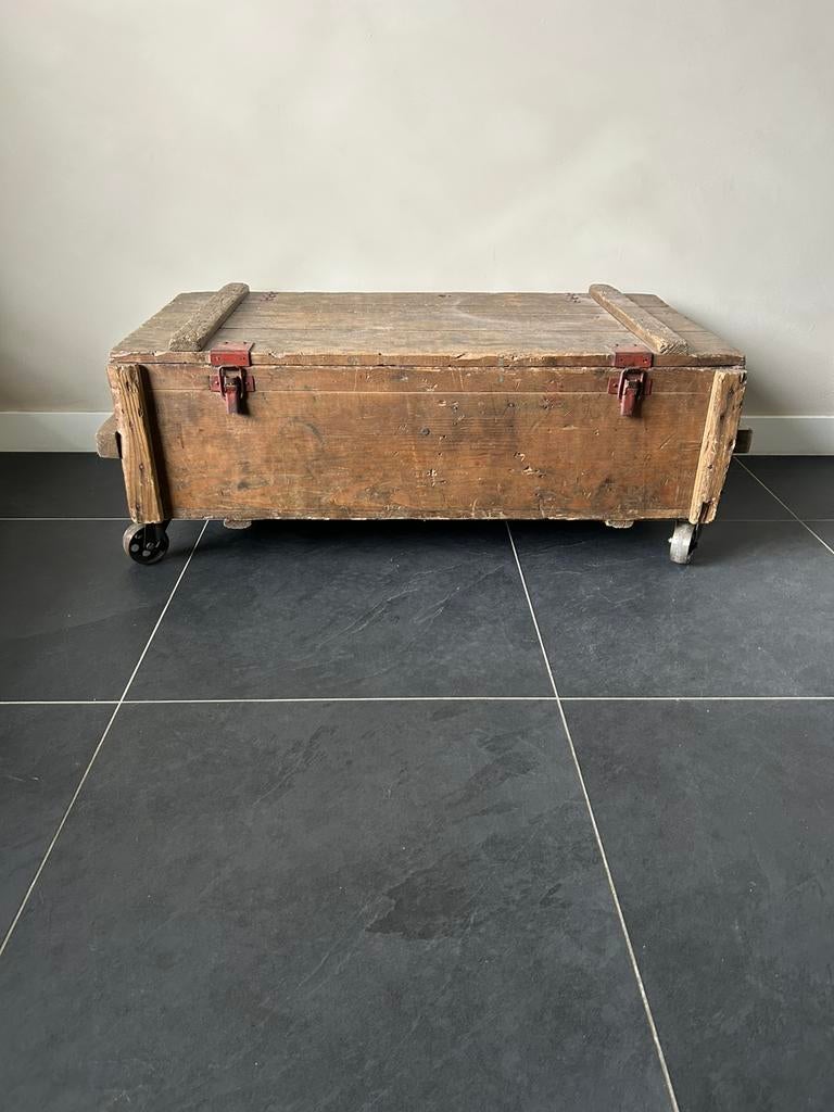 Salontafel, Huis en Inrichting, Tafels | Salontafels, Ophalen, Gebruikt, 100 tot 150 cm, 50 tot 100 cm
