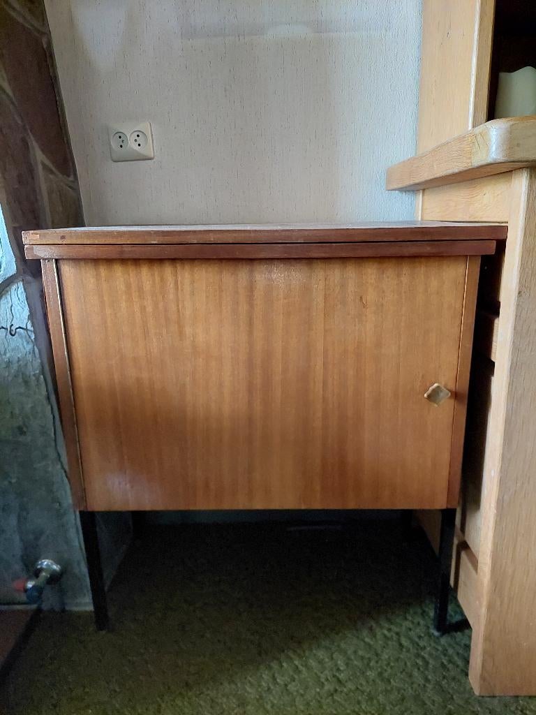 Naaimachine kastje vintage, Antiek en Kunst, Ophalen
