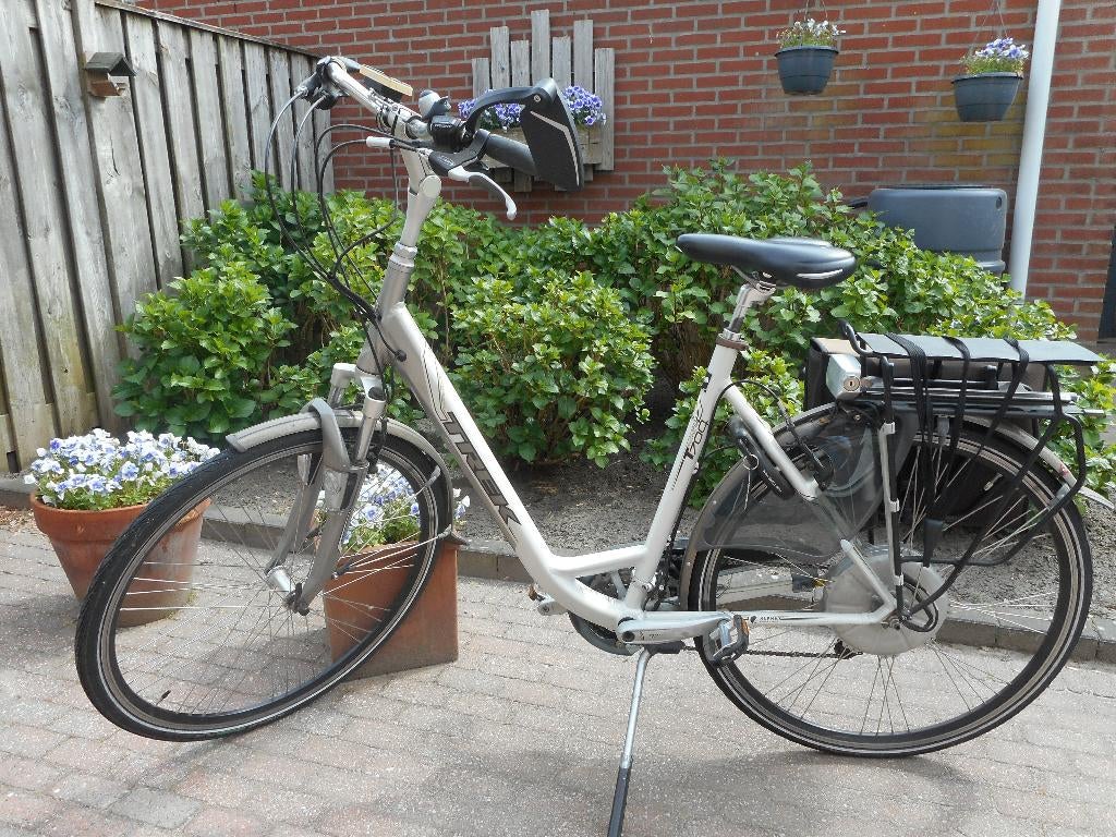 Elektrische Herenfiets, Fietsen en Brommers, Elektrische fietsen, 55 tot 59 cm, Ophalen, Gebruikt, Overige merken