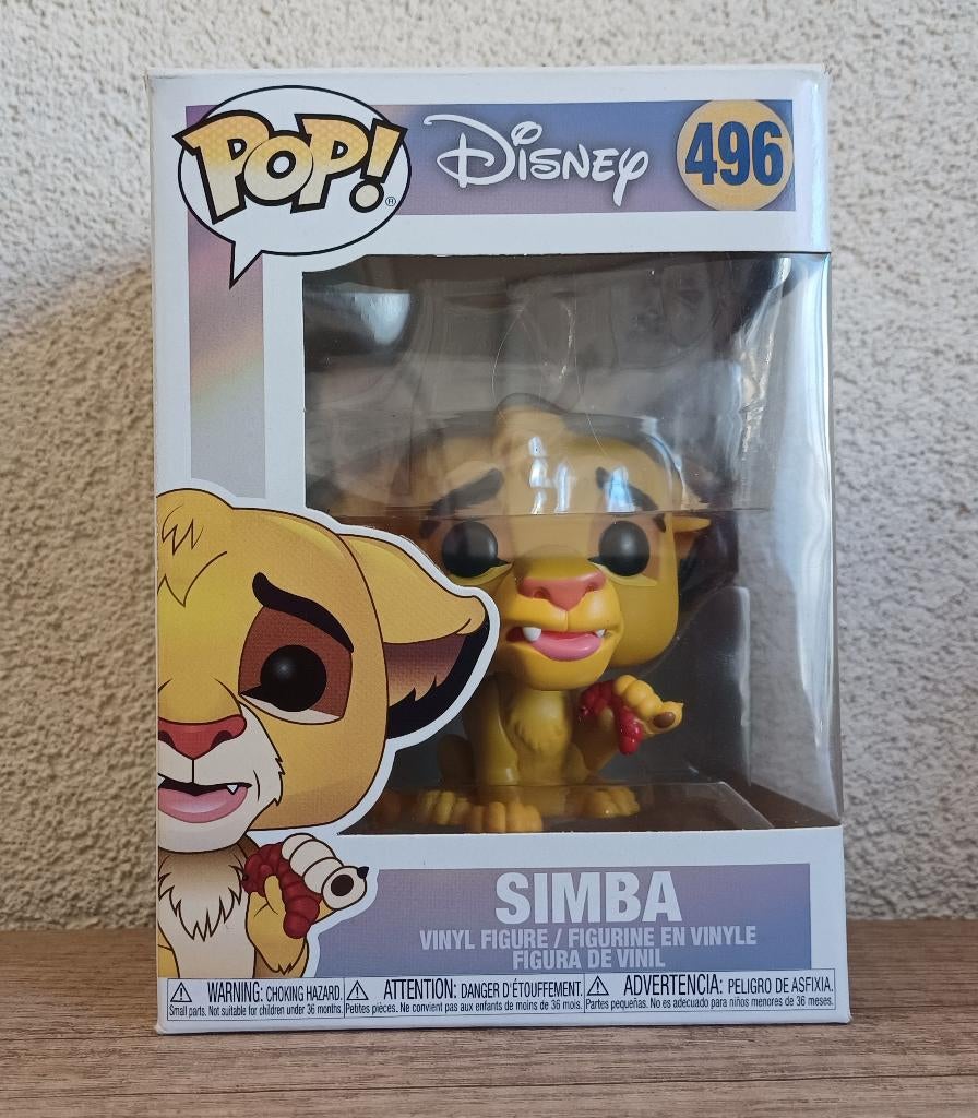 Funko Pop! Disney - Lion King - Simba - 496, Ophalen of Verzenden, Zo goed als nieuw