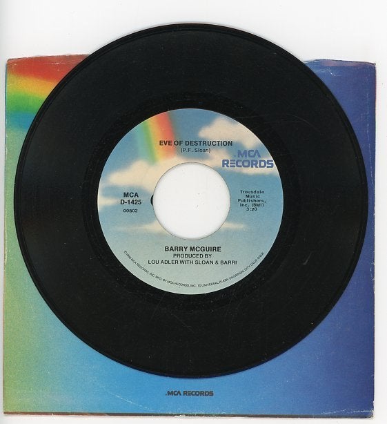 Single van Barryu McGuire, Cd's en Dvd's, Vinyl Singles, Gebruikt, 7 inch, Ophalen of Verzenden, Pop