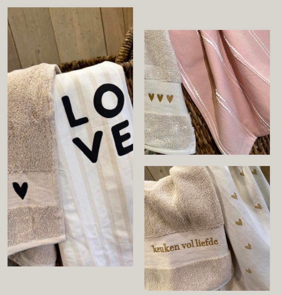 Zusss keukeset - Theedoek + Handdoek, Huis en Inrichting, Keuken | Textiel, -, -, Nieuw, -