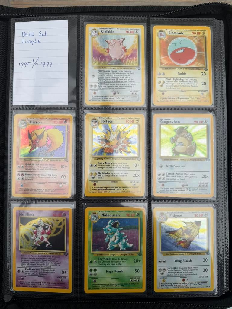 Pokemon base set jungle compleet, Ophalen of Verzenden, Zo goed als nieuw