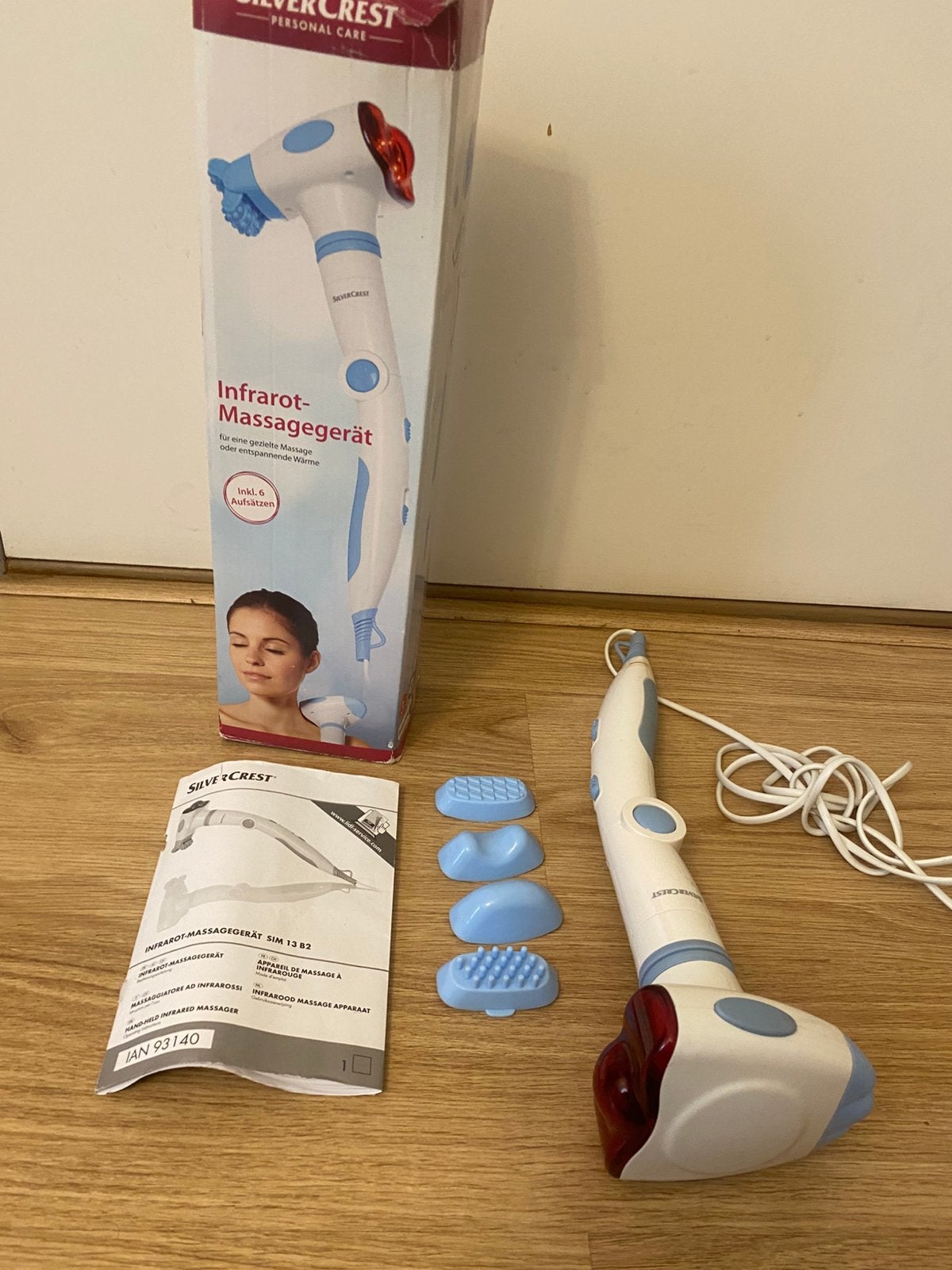 silvercrest massage apparaat met infrarood in verpakking, Ophalen of Verzenden, Nieuw, Apparaat