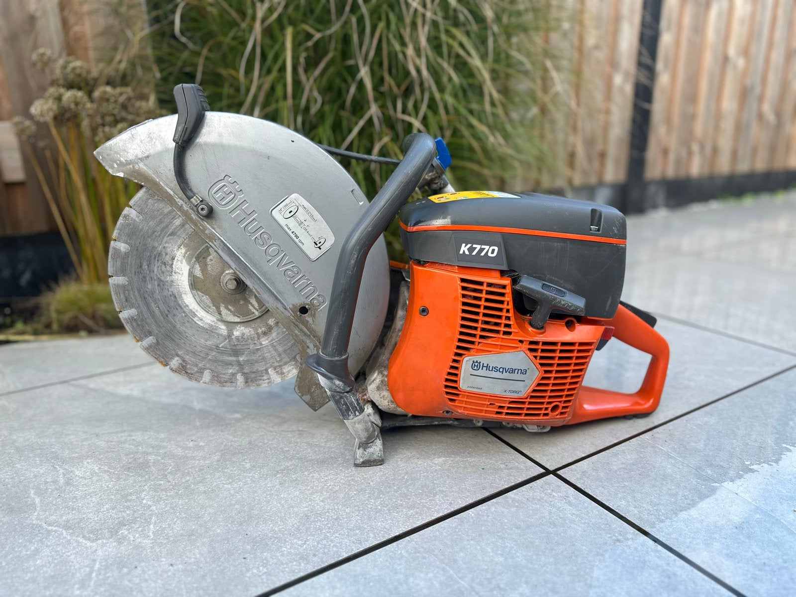 Husqvarna K770 Doorslijper - Krachtige Zaag, Ophalen, Gebruikt, 70 mm of meer, Overige typen