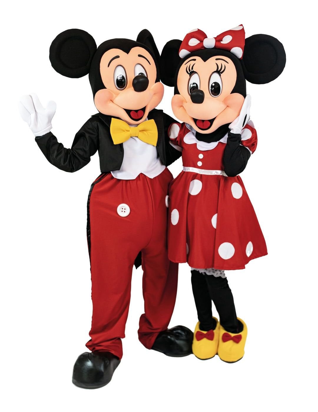 Mickey & minni mouse mascotte, Ophalen of Verzenden, Zo goed als nieuw