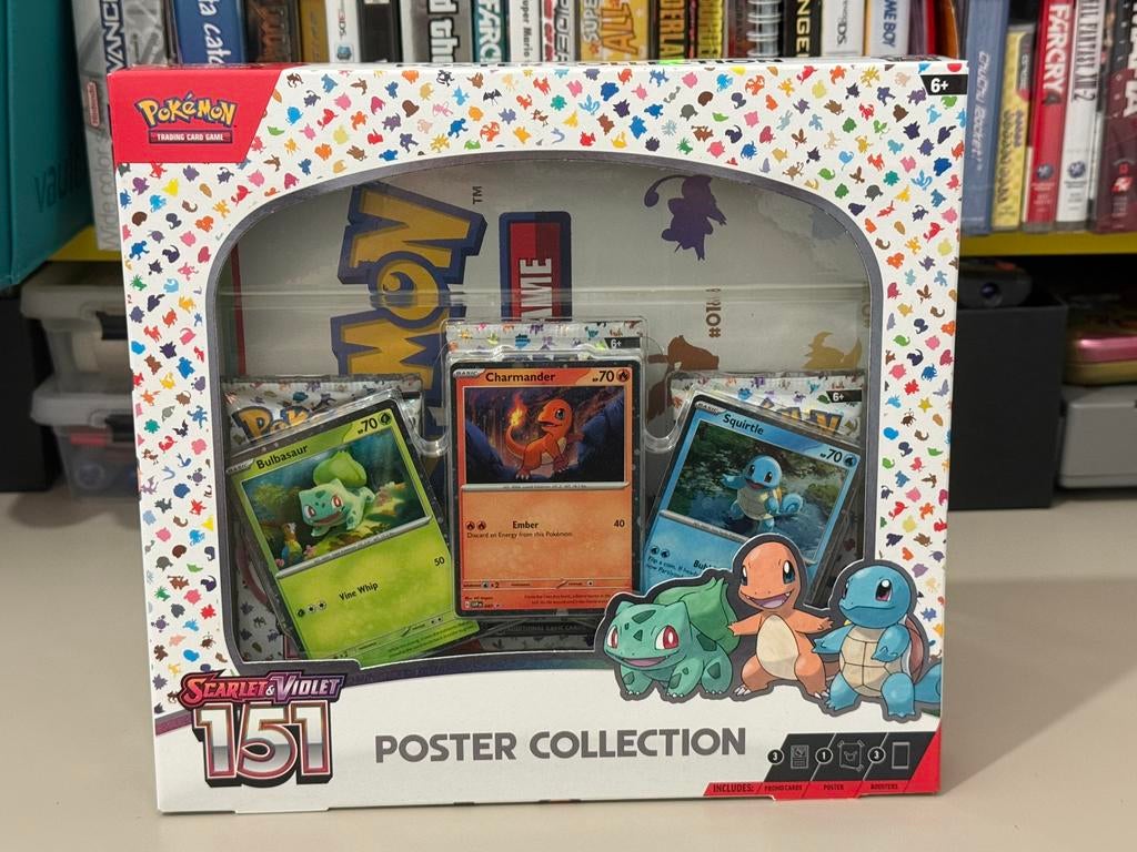 151 Set Pokemon Poster Collection, Ophalen of Verzenden, Zo goed als nieuw, Boosterbox