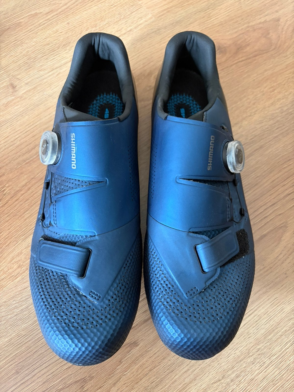 RC 5 blue/black Shimano Dynalast raceschoenen. Maat 45 NIEUW, Ophalen of Verzenden, Nieuw, Schoenen