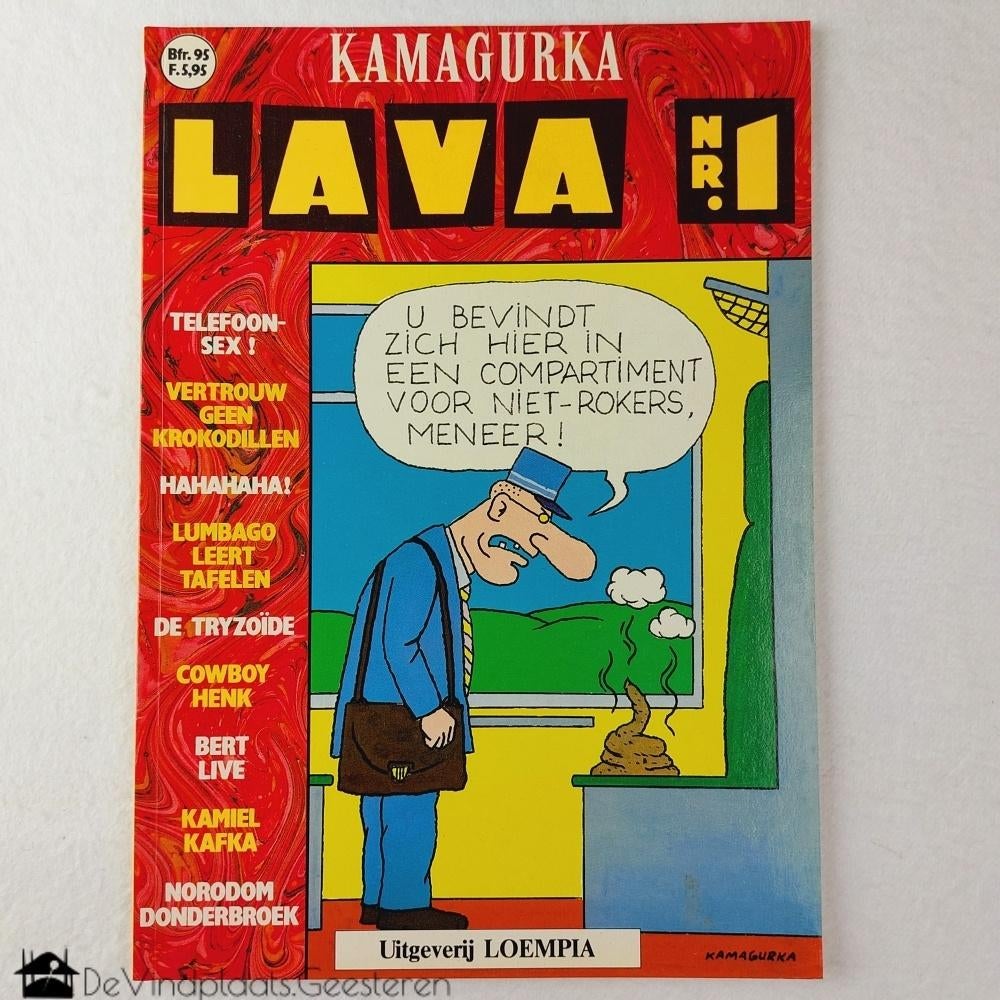 Kamagurka – Lava nr 1, Boeken, Eén stripboek, Ophalen of Verzenden, Zo goed als nieuw, Kamagurka
