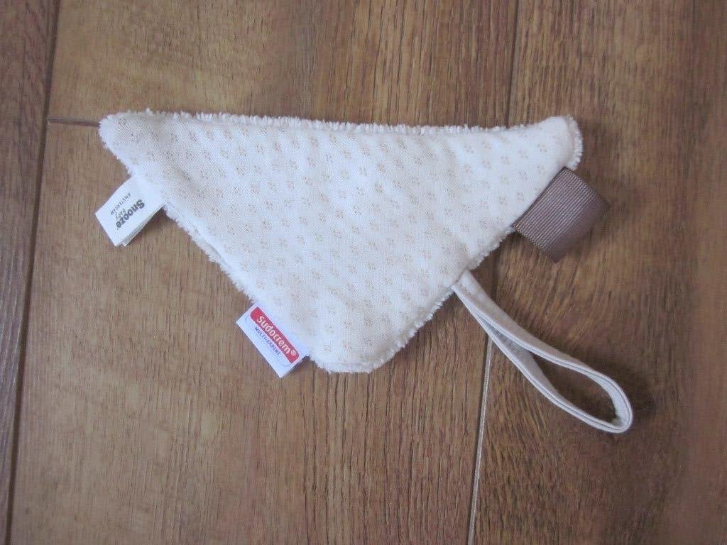 Sudocreme Snooze baby driehoekig knuffel label speen knisper, Overige merken, Interactief, Overige karakters, Nieuw