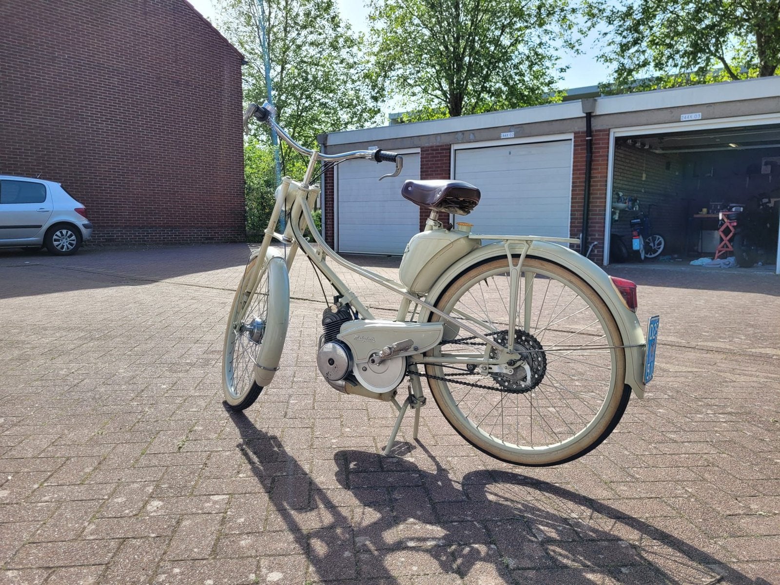 Mobylette 1956 gerestaureerd, Fietsen en Brommers, Brommers | Oldtimers, Ophalen, 50 cc, Overige merken
