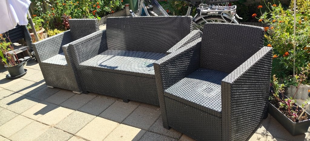 Tuinmeubilair, Ophalen, Gebruikt, Kunststof, Bank