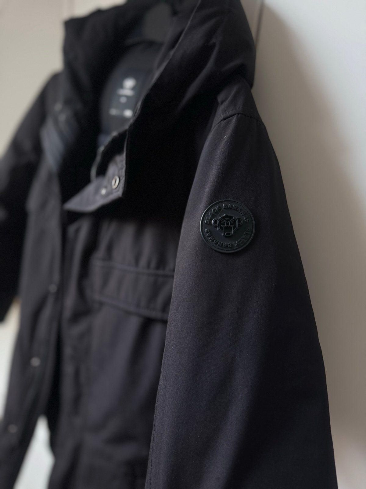 Black Bananas winterjas, Ophalen, Zo goed als nieuw, Maat 48/50 (M), Zwart