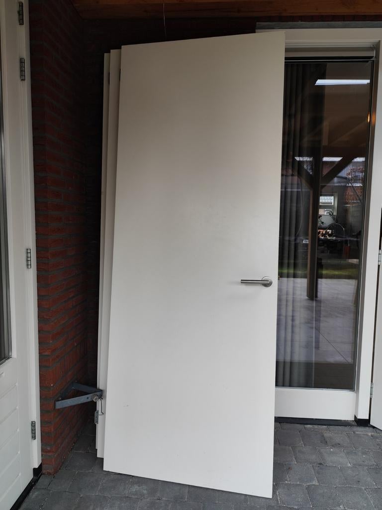 GRATIS stompe Deuren  - Wit Ophalen Poederoijen!!, Ophalen, Gebruikt, 80 tot 100 cm, Binnendeur