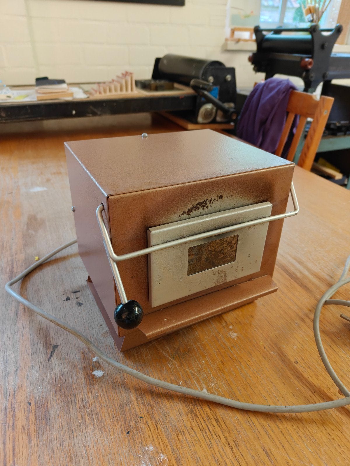 Prachtige emailleer oven, Ophalen of Verzenden, Zo goed als nieuw