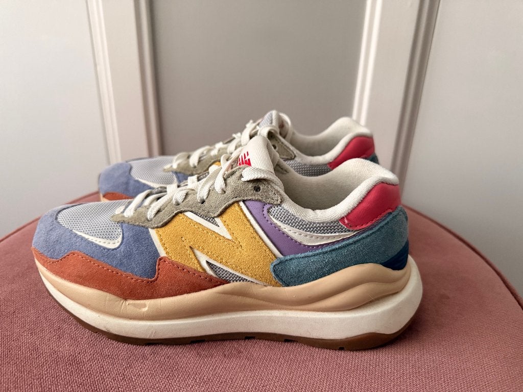 new balance 5740 leather suede sneakers | 38, Ophalen, Beige, Sneakers of Gympen, Zo goed als nieuw