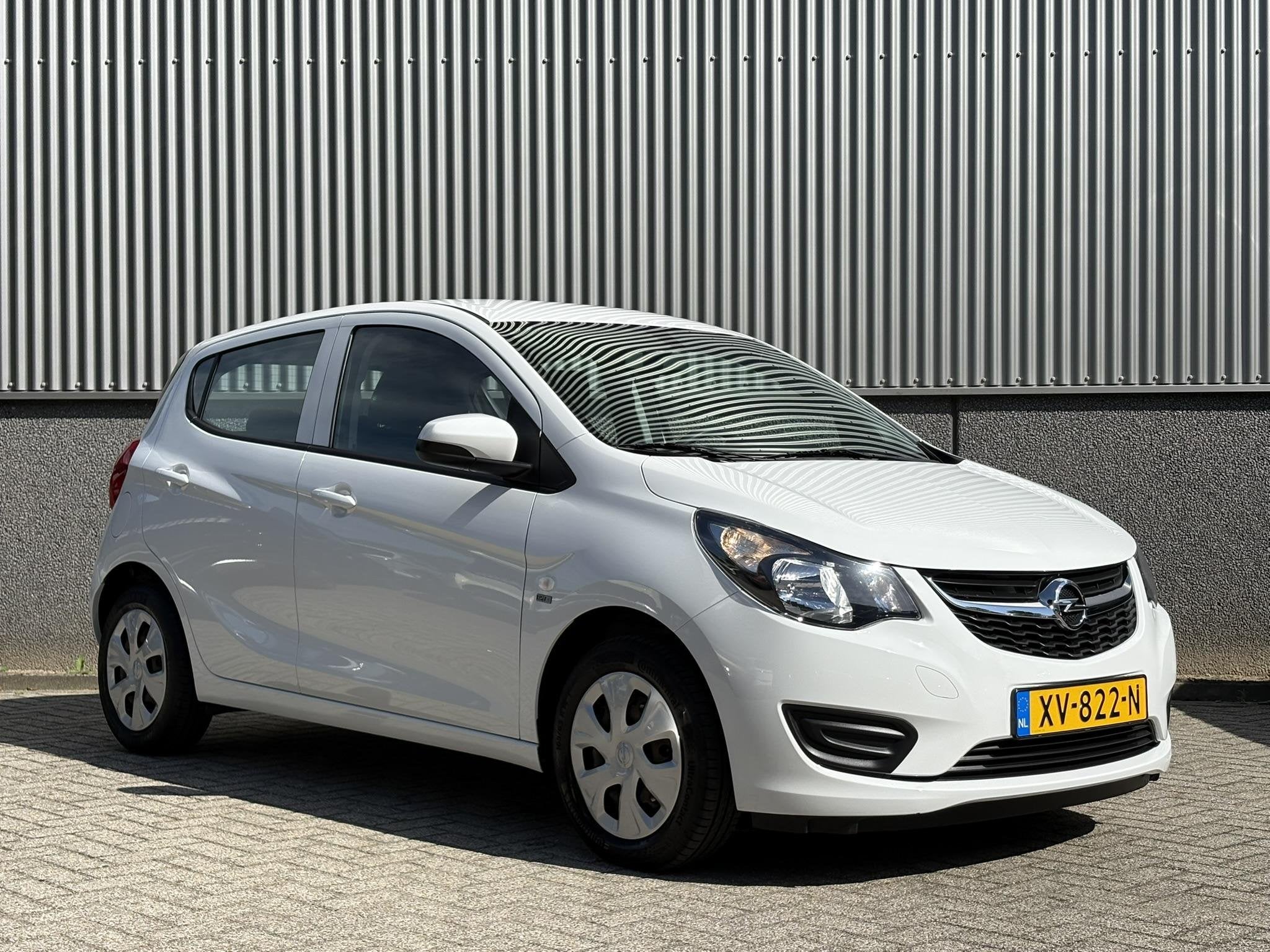 Opel KARL 1.0 ecoFLEX 120 Jaar Edition | Arico | Radio | Blu, Auto's, 839 kg, Stof, Euro 6, Wit