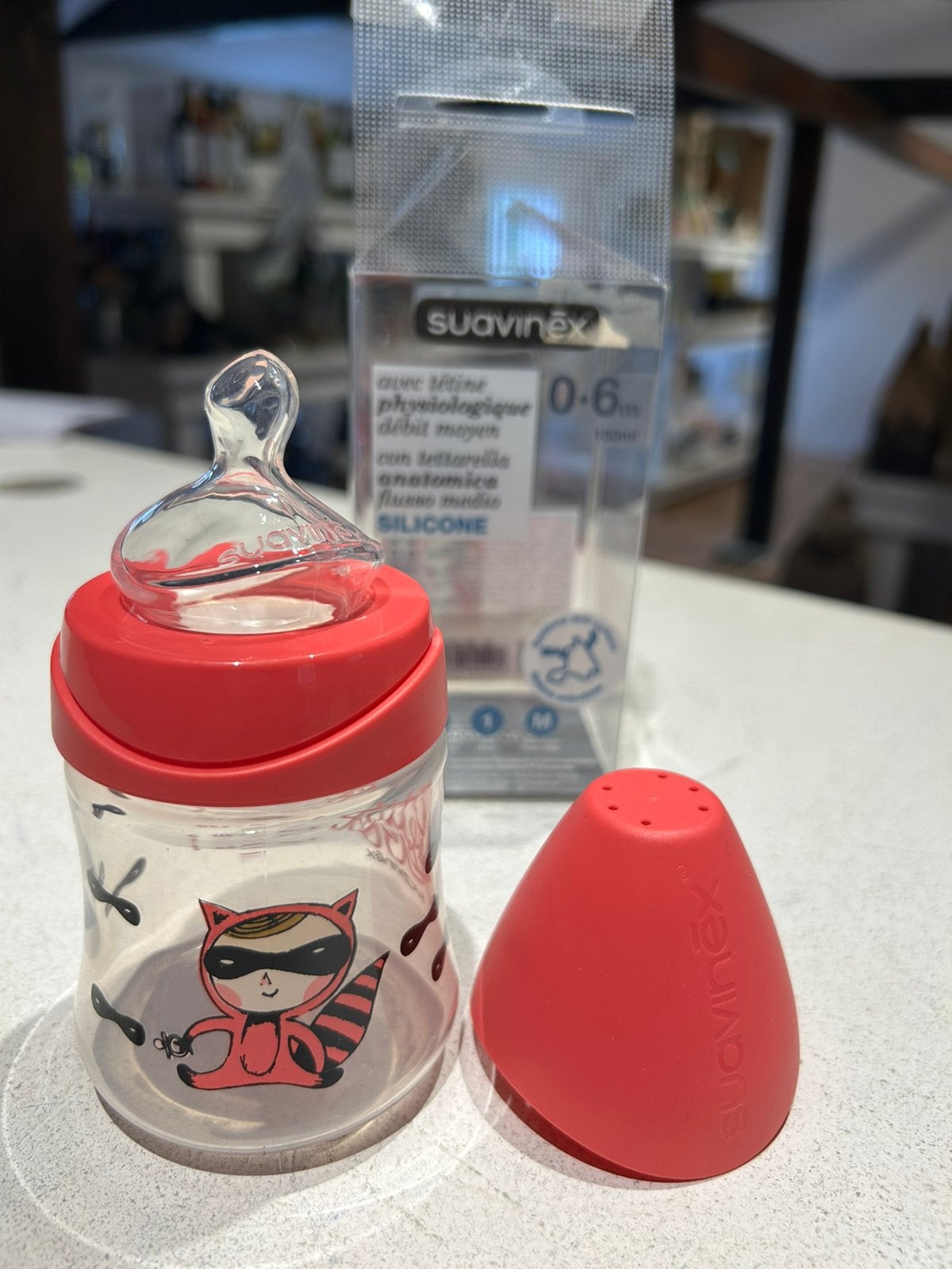 Babyfles 0-6 maanden - Suavinex, Verzenden, Nieuw, Flessen- of potjesverwarmer