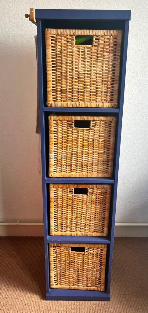 Leuke opbergkast, Huis en Inrichting, Kasten | Kledingkasten, Ophalen, Met plank(en), Minder dan 50 cm, Gebruikt