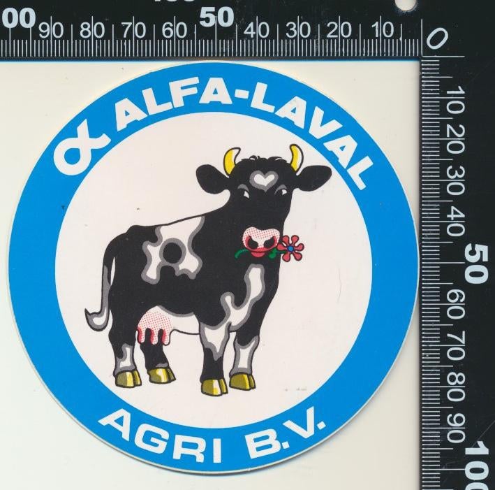 Sticker: Alfa Laval - Agri, Ophalen of Verzenden, Zo goed als nieuw, Bedrijf of Vereniging