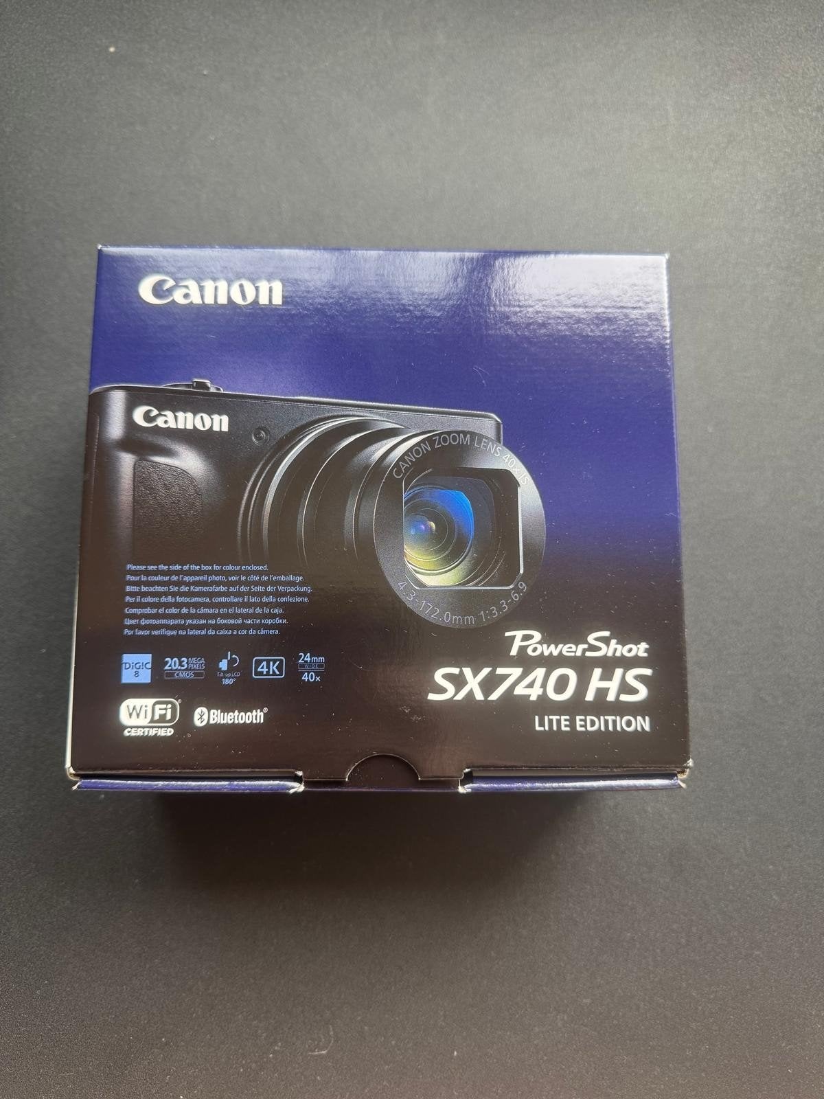 Canon Powershot SX740 HS zwart NIEUW, Audio, Tv en Foto, Fotocamera's Digitaal, 20 Megapixel, Canon, Compact, Nieuw