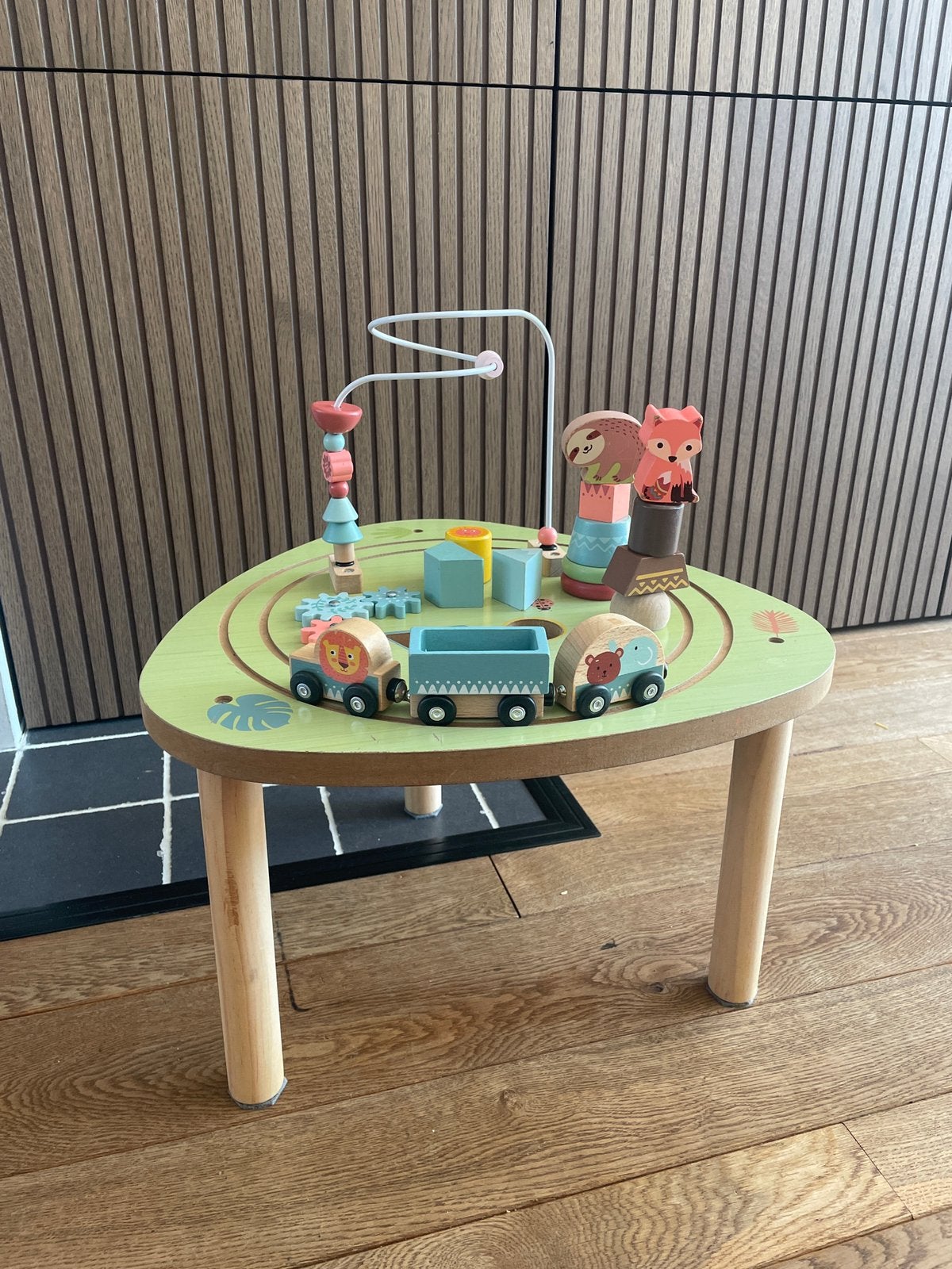 Houten speeltafel, Ophalen, Gebruikt