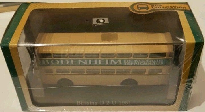 Büssing D 2 U 1951 Modelbus, Hobby en Vrije tijd, Modelauto's | 1:43, Ophalen of Verzenden, Auto, Overige merken