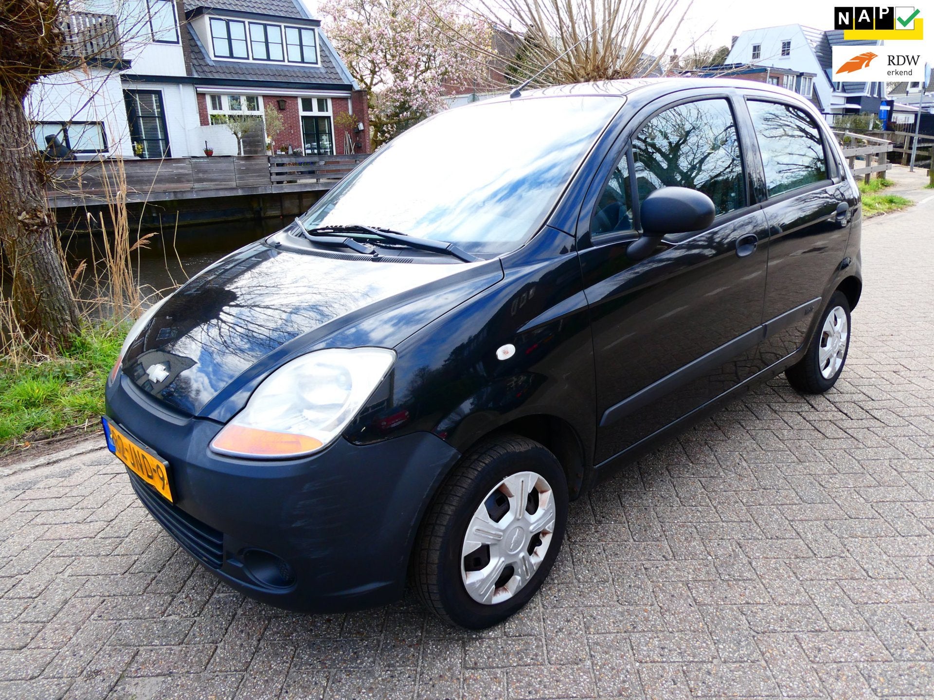 Chevrolet Matiz 0.8 5-deurs 118.000km. NAP Zuinig Hoge zit A, Auto's, Voorwielaandrijving, Stof, Gebruikt, Origineel Nederlands