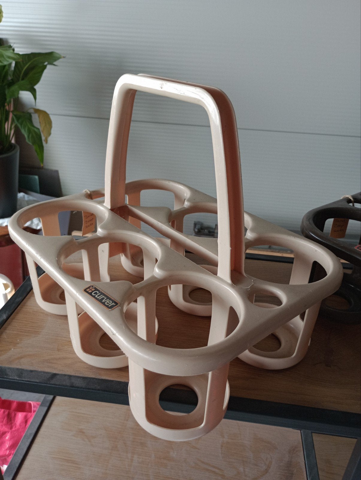Curver flessenrek/drankdrager, Beige, Kunststof, Ophalen of Verzenden, Overige merken