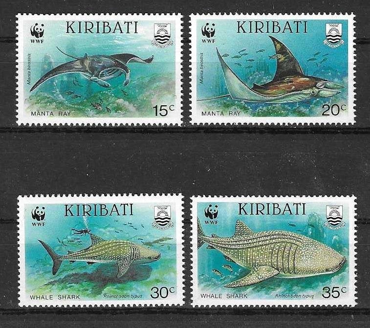 Kiribati Michel 566-569 postfris WNF, Ophalen of Verzenden, Postfris