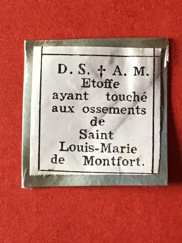 Relikwie H. Louis-Marie de Montfort, Ophalen of Verzenden