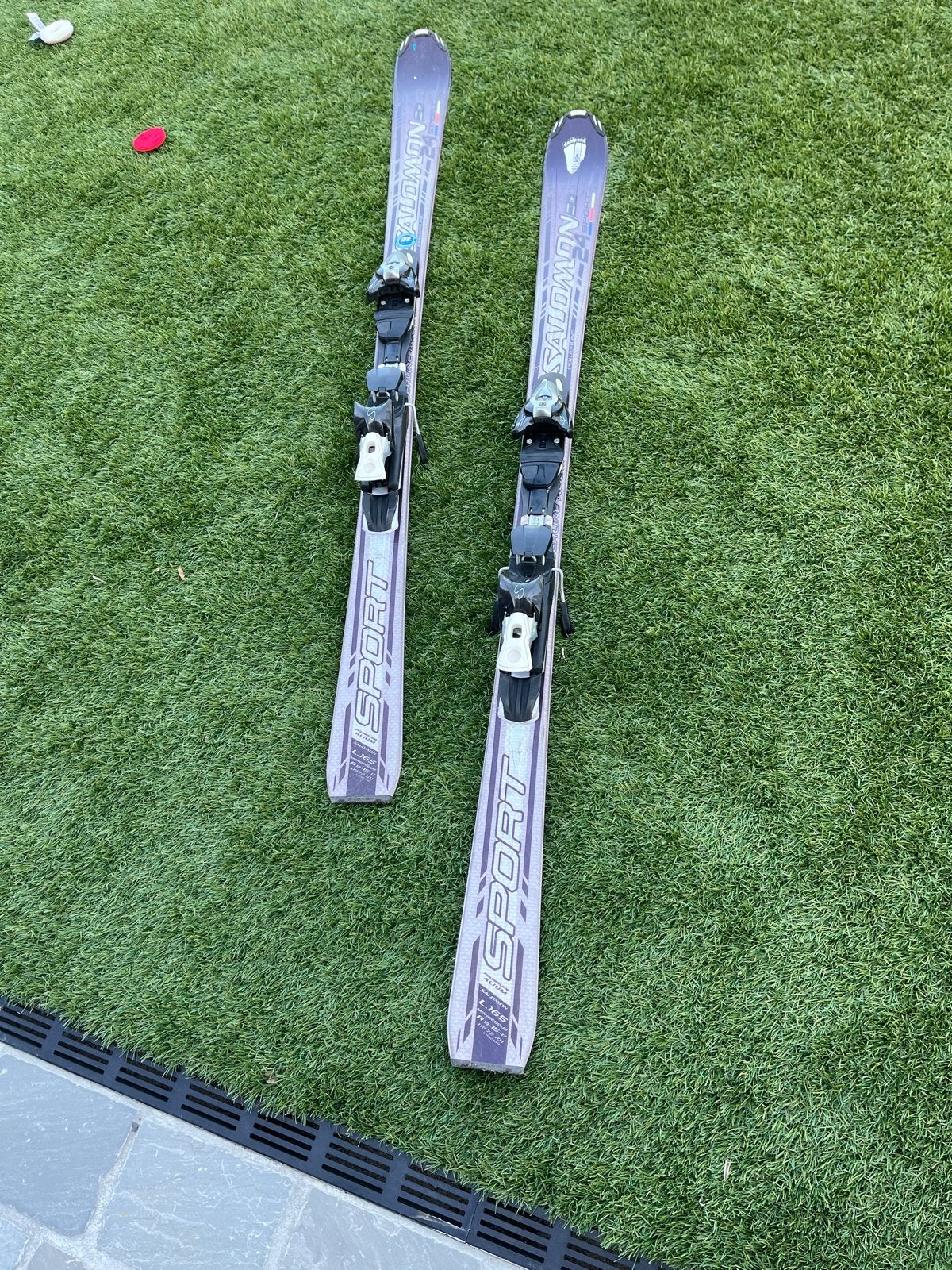 Salomon Powerline Alium Ski's L.165 Monocoque, Ophalen, 160 tot 180 cm, Gebruikt, Salomon