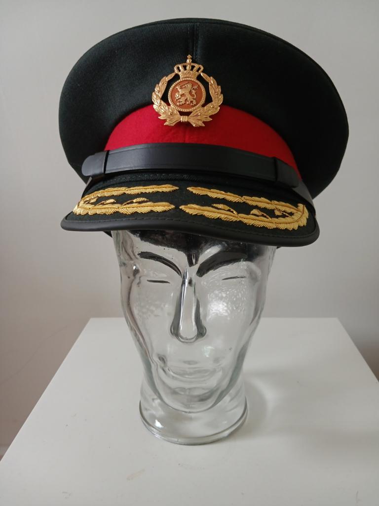 Kl Generaal DT 2000 platte pet, Verzenden, Landmacht, Nederland, Helm of Baret