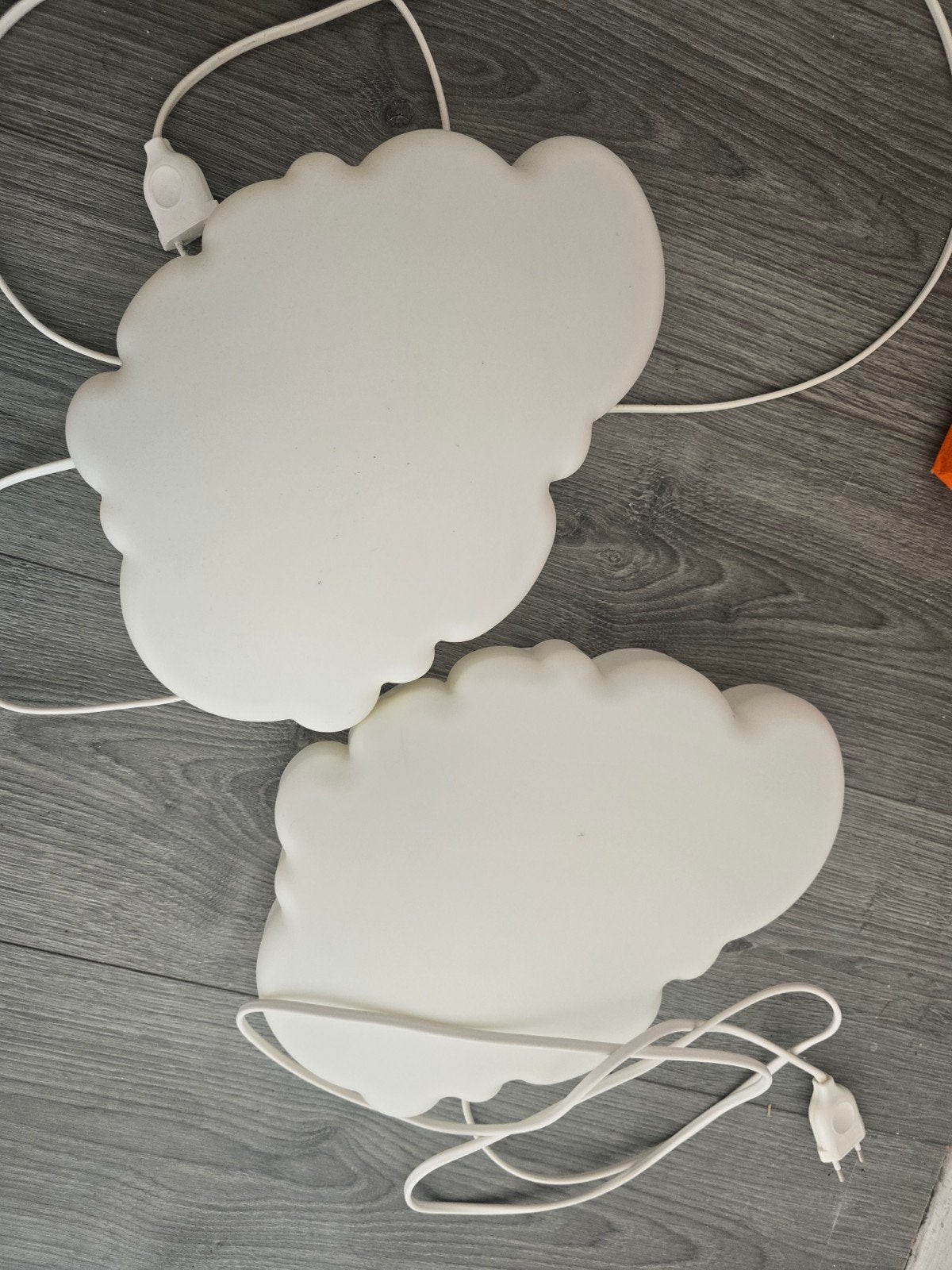 IKEA Lampen: 1x Hanglamp Wolk, 2x Muurlamp Wolk, Ophalen of Verzenden, Gebruikt, Kunststof, Kindvriendelijk, Wolk
